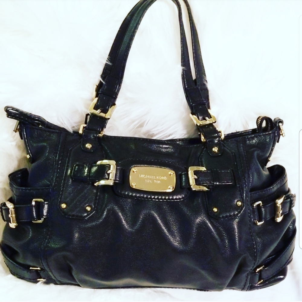 Michael Kors Pebble Leather Satchel